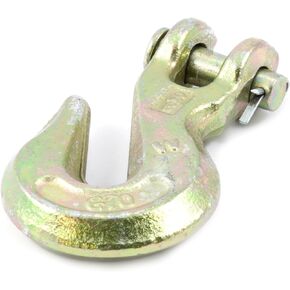 Forney 61047 Clevis Grab Hook, Grade 70 Yellow Zinc, 3/8-Inch