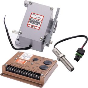 Knowtek ADC120-12V Actuator + Governor ESD5500E + Magnetic Pickup Sensor MPU 3034572 for Generator 1 Set Actuator ADC120-12