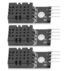 eMagTech 3pcs DHT20 Sensor DHT20 Digital Temperature Sensor Humidity Sensor I2C Interface Sensor for Heating Ventilation Air Conditioning Systems Dehumidifiers Testing Measurement Equipment