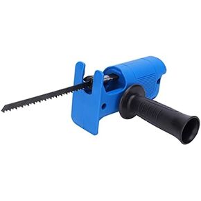 Electric Reciprocating Saw, Cordless Portable Electric Reciprocating Saw Kit Attachment Electric Drill Tool with 3 Saw Blades & Detachable Handle for Metal & Wood Cutting Pruning
