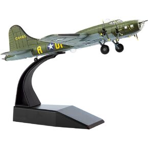 HANGHANG 1/144 B-17 Bomber Fighter Plane Model Metal Aircraft Model Military Airplane Model Diecast Plane Model for Collection or Gift