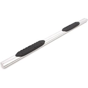 Lund 23990004 Polished Stainless Steel 5" Oval Straight Nerf Bars for 2015-2018 Ford F-150, 2017-2018 Super Duty F-250, F-350, F-450, F-550 with SuperCrew Cab
