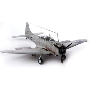 Academy 12331 USMC SBD-1 Pearl Harbor Plamodel Plastic Hobby Model Airplane Kit Toy (Paint Not Included)