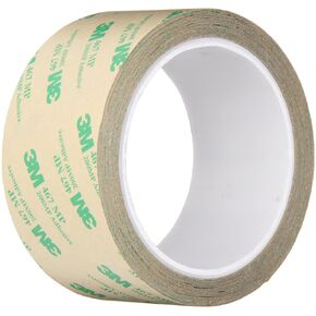 3M 467MP Clear Adhesive Transfer Tape, 2" Width x 20yd Length (1 roll)