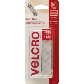 VELCRO Brand 90162 Craft Supplies, 10Pk, Strips 10 Count in Kuwait