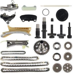 PAROD 90398SB Engine Timing Chain Kit Fit for 97-10 Ford Explorer, 01-03 Explorer Sport, 01-05 Explorer Sport Trac, 01-11 Ranger, 05-10 Mustang, 98-10 Mercury Mountaineer, 01-2009 B4000 4.0L V6 Models