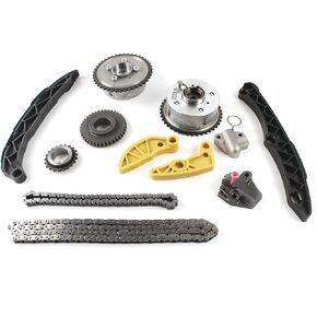 FIWARY Timing Chain Kit Camshaft VVT Gear fit for 2011-2018 Kia Sorento Optima Sportage, for 2011-2019 Hyundai Santa Fe Sonata Tucson 2.4 2.0 G4KJ Replace OE 24350-2G750 24370-2G750 24321-2G111