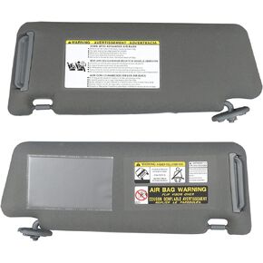 labwork Gray Sun Visor Left and Right Replacement for 2005-2015 Toyota Tacoma Visor Set