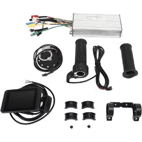 Topyond Bike Conversion, 36V 48V 1000W Electric Brushless Motor Kit 30A Square Wave Dual Mode Controller LCD8H Panel 10B Power Magnetic Point 20X Full Throttle Grip