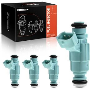 A-Premium Fuel Injectors Compatible with Hyundai Elantra 2006-2012 & Kia Soul 2010-2011, Spectra 2007-2009, L4 2.0L, 4-PC Set, Replace# 3531023800