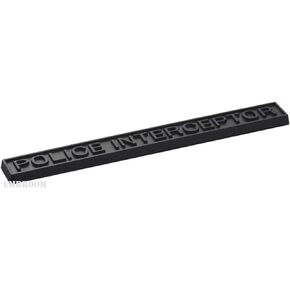 EmbRoom Police Interceptor Emblem, 3D Emblems Trunk Nameplate Badge Sticker Decal Replacement for Explorer (1pcs Chrome)