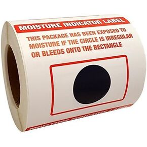 MR Label Company Moisture Indicator Labels Rolls (6 "x 5.5")