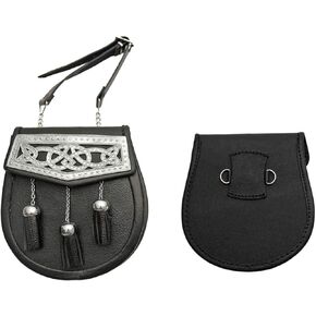 SZCO Supplies Plated Sporran,Black