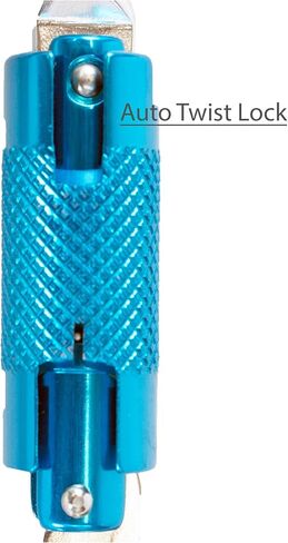 S01813-QC Heavy Duty Aluminum Carabiner Auto Twist Lock 25kN in Saudi Arabia