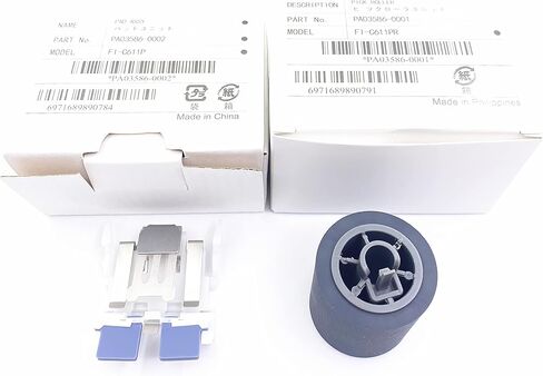 OKLILI 1SET X PA03586-0001 PA03586-0002 الماسح الضوئي بيك اب اختيار الأسطوانة لوحة الفصل متوافقة مع فوجيتسو S1500 S1500M fi-6110 N1800 in Kuwait