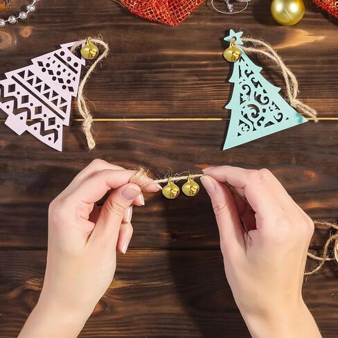 WINOMO Gold Gingle Bells Bulk for Jewelry Making and Christmas Tree Wedding Decoration 12mm 100PCS in Kuwait