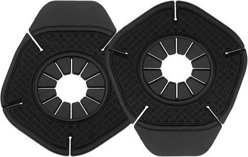 UGSHY 2 PCS Car Windshield Wiper Arm Hole Protection Pad, Soft Waterproof PVC Front Wiper Protective Guards, Universal 2.9In x 3.8In Automotive Exterior Decoration Accessories for Truck (Black) in Saudi Arabia