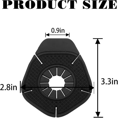 UGSHY 2 PCS Car Windshield Wiper Arm Hole Protection Pad, Soft Waterproof PVC Front Wiper Protective Guards, Universal 2.9In x 3.8In Automotive Exterior Decoration Accessories for Truck (Black) in Saudi Arabia