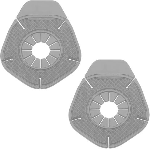 2PCS Car Wiper Arm Hole Protection Pad, Auto Silicone Windshield Front Wiper Arm Hole Dust-Proof Cover Protector Protective Guards, Exterior Accessories Suit for Vehicles Truck SUV (Gray) in Saudi Arabia
