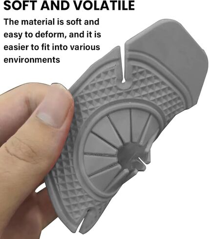 2PCS Car Wiper Arm Hole Protection Pad, Auto Silicone Windshield Front Wiper Arm Hole Dust-Proof Cover Protector Protective Guards, Exterior Accessories Suit for Vehicles Truck SUV (Gray) in Saudi Arabia