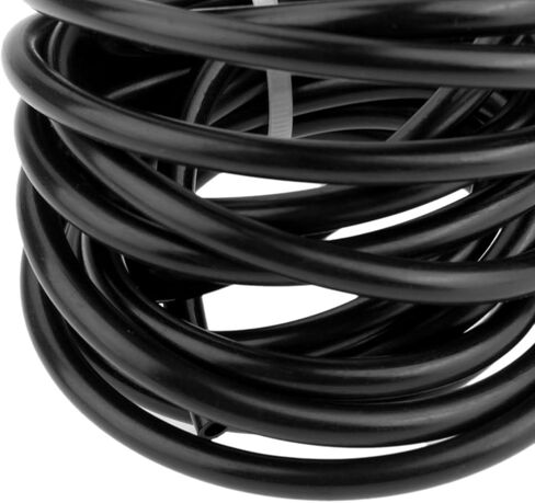 خرطوم أنابيب تفريغ من السيليكون بطول 9.8 قدم من Hicello، أنبوب زيت أسود عالمي عالي الأداء (1.5 متر) معرف. × O.D.0.13"x0.2"/القطر الداخلي 3 مم in Kuwait