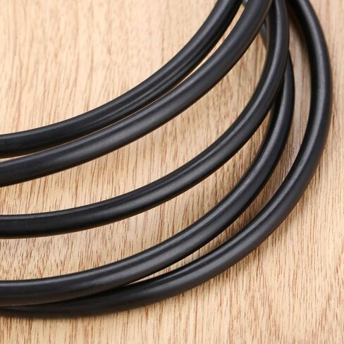 خرطوم أنابيب تفريغ من السيليكون بطول 9.8 قدم من Hicello، أنبوب زيت أسود عالمي عالي الأداء (1.5 متر) معرف. × O.D.0.13"x0.2"/القطر الداخلي 3 مم in Kuwait