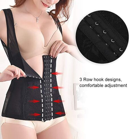 زيروديس مشد البطن بعد الولادة، شبكة مسامية لتدريب الخصر بعد الولادة، ملابس داخلية لشد البطن وتشكيل الجسم (M أسود) in Saudi Arabia