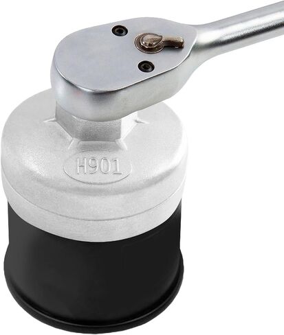 Bonsicoky 65mm 14 Flute Oil Filter Wrench, Cap Type Oil Filter Removal Tool Aluminum Oil Filter Cap Wrench for Cars (Model 901) in Saudi Arabia
