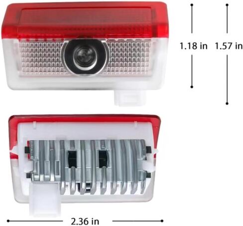 YYXSYY 4 Pcs Door Light Logo Projector A B C E M G GL GLA GLC Welcome Lamp Door Lights Kit Compatible with Accessories GLE GLS Class 4dr W205 W213 W176 W166 (A/C/E/GLA/GLC/GLE/GLS) in Saudi Arabia