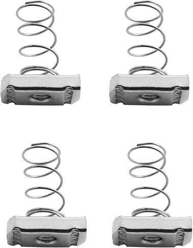 heyous 4pcs M8x6mm Stainless Steel Spring Channel Nuts M8 Spring Nut, Channel Nut in Saudi Arabia