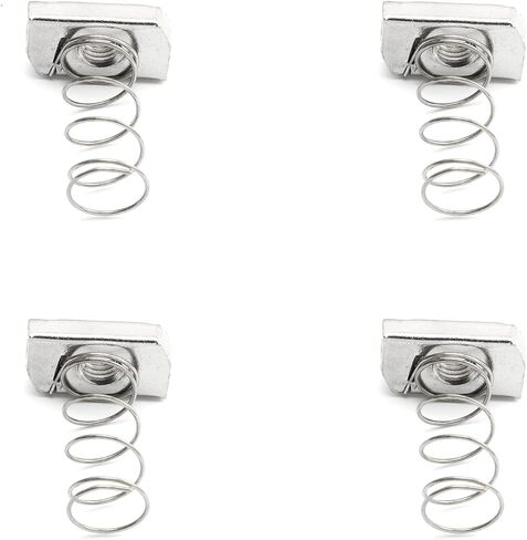 heyous 4pcs M8x6mm Stainless Steel Spring Channel Nuts M8 Spring Nut, Channel Nut in Saudi Arabia