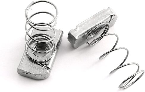heyous 4pcs M8x6mm Stainless Steel Spring Channel Nuts M8 Spring Nut, Channel Nut in Saudi Arabia