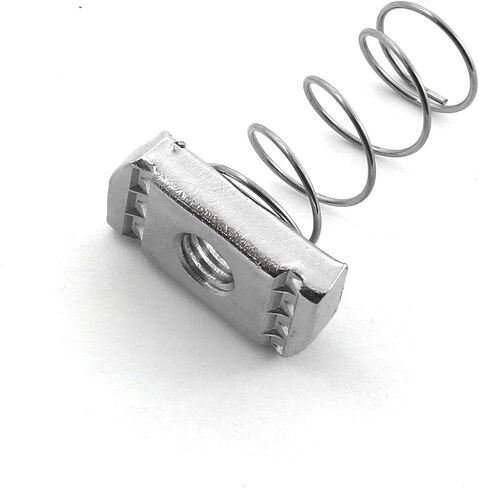 heyous 4pcs M8x6mm Stainless Steel Spring Channel Nuts M8 Spring Nut, Channel Nut in Saudi Arabia