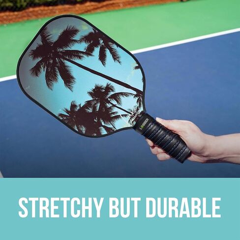 Palms-O-Aces Pickleball Grip Bands – Secures Grip Tape – One Size Fits All Paddle Handles – Silicone Pickleball Paddle Band - Embossed Design Custom Pickleball Bands - Pickleball Paddle Bands in Kuwait