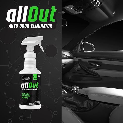 مزيل رائحة السيارة الشامل - مزيل رائحة احترافي 32 أونصة - مزيل رائحة السيارة مجرب وحقيقي للرائحة القوية - أفضل مزيل رائحة للسيارات، مزيل رائحة مزيل الروائح التلقائي in Kuwait