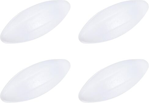 MECCANIXITY Magnetic Stirrer Mixer Stir Bar Rod 30mm(1.18") Olive Shape PTFE Coating Magnet White for Laboratory Pack of 4 in Saudi Arabia