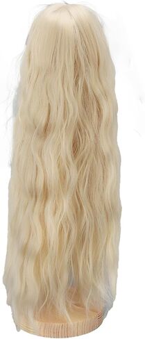 1/3 BJD Doll Wig, Wig Doll Replacement, Long Curly Doll Hair Wig with High Elasticity Inner Mesh for 8.3‑9.4in Doll, Doll Making Supplies (Light Blue) in Saudi Arabia