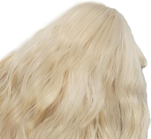 1/3 BJD Doll Wig, Wig Doll Replacement, Long Curly Doll Hair Wig with High Elasticity Inner Mesh for 8.3‑9.4in Doll, Doll Making Supplies (Light Blue) in Saudi Arabia