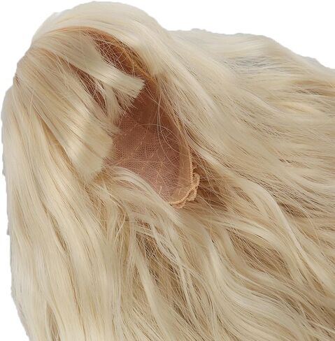 1/3 BJD Doll Wig, Wig Doll Replacement, Long Curly Doll Hair Wig with High Elasticity Inner Mesh for 8.3‑9.4in Doll, Doll Making Supplies (Light Blue) in Saudi Arabia
