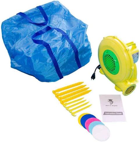 doctor dolphin Inflatable Bounce House Slide Animal Bouncy House Castle for Kids Party with Air Blower in Kuwait