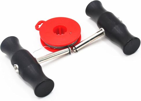 مقبض سلك مقطوع للزجاج الأمامي من NIORANU، مجموعة أدوات إزالة الزجاج الأمامي للسيارة سلك قطع زجاج النافذة الأمامي مع مقابض in Kuwait