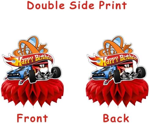 8 قطع من زخارف الطاولة المركزية للسيارات الساخنة للعجلات ومستلزمات حفلات أعياد الميلاد in Kuwait