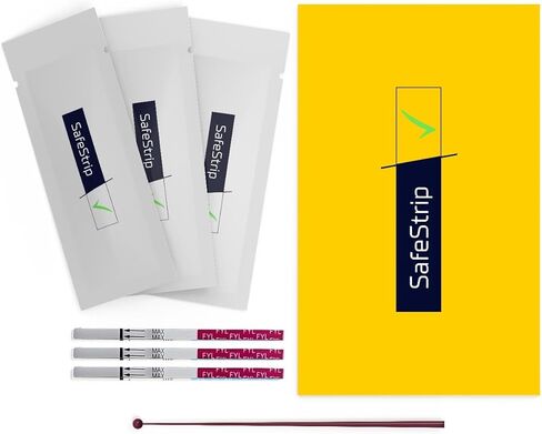 شرائط اختبار الفنتانيل 100 عبوة/شريط آمن، شرائط اختبار الفنتانيل شديدة الحساسية لاختبار الأدوية/شرائط اختبار الفنتانيل للحبوب والمساحيق/مجموعة اختبار الفنتانيل in Kuwait