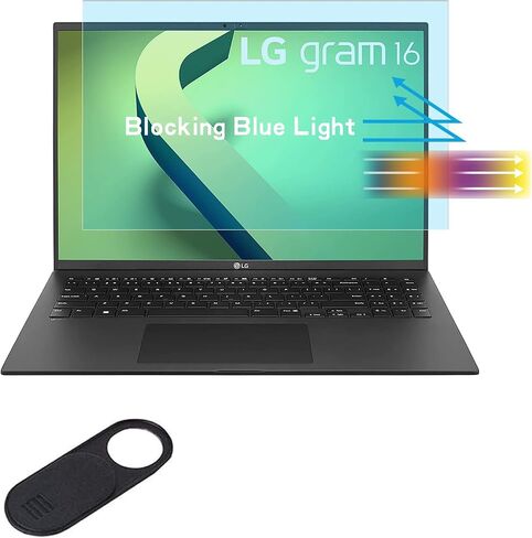 Screen Protector for LG Gram 16 Inch Laptop, LG Gram Style 16"/ LG Gram 16Z90SP/16Z90S/16Z90P/16Z90R / LG Gram 16T90Q 2-in-1/LG Gram 16T90P 2-in-1 Anti Blue Light Glare Eyes Protection Filter Film in Saudi Arabia