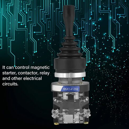 1pc Joystick Switch, 2 NO Bidirectional Reset HKA1-41Z02 2-Position Return Momentary Joy Stick Switch in Saudi Arabia