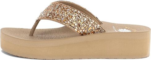 Yellow Box Women's Becca Flatform Flip-Flop, Platform Sandal, MellowMat Collection in Saudi Arabia