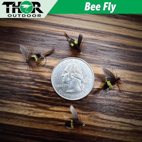 Thor Outdoor Bee Fly - McGinty Style Wet Fly Fishing Flies for Trout, Panfish, and Bass in Kuwait