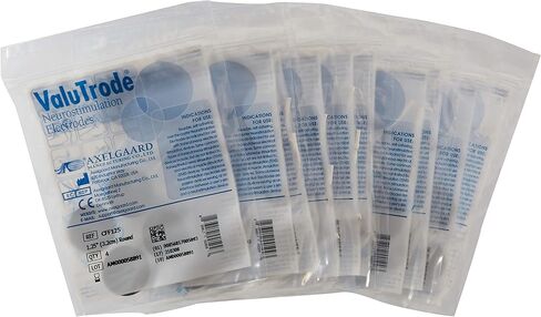 العلاج الطبيعي 58769 أقطاب رغوة Axelgaard ValuTrode، الأداء وطول العمر، جولة 1.25 بوصة، حزمة من 40 in Kuwait