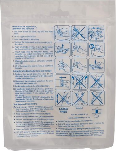 العلاج الطبيعي 58769 أقطاب رغوة Axelgaard ValuTrode، الأداء وطول العمر، جولة 1.25 بوصة، حزمة من 40 in Kuwait