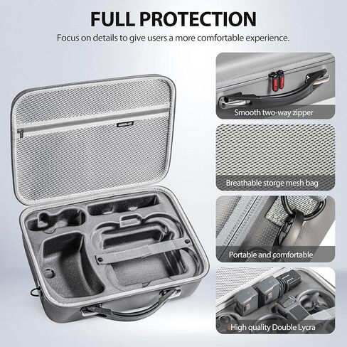STARTRC Avata 2 Carrying Case Portable Travel Bag for DJI Avata 2 Fly More Combo with Goggles 3,Storage Bag for DJI Avata 2 Accessories RC Motion 3 in Saudi Arabia